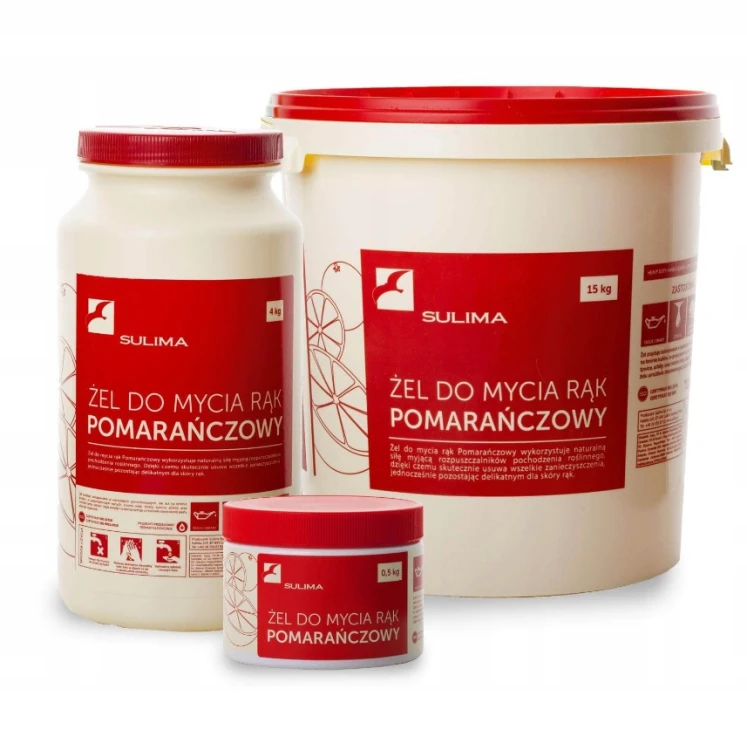 SULIMA Żel do mycia rąk Pomarańczowy 15kg