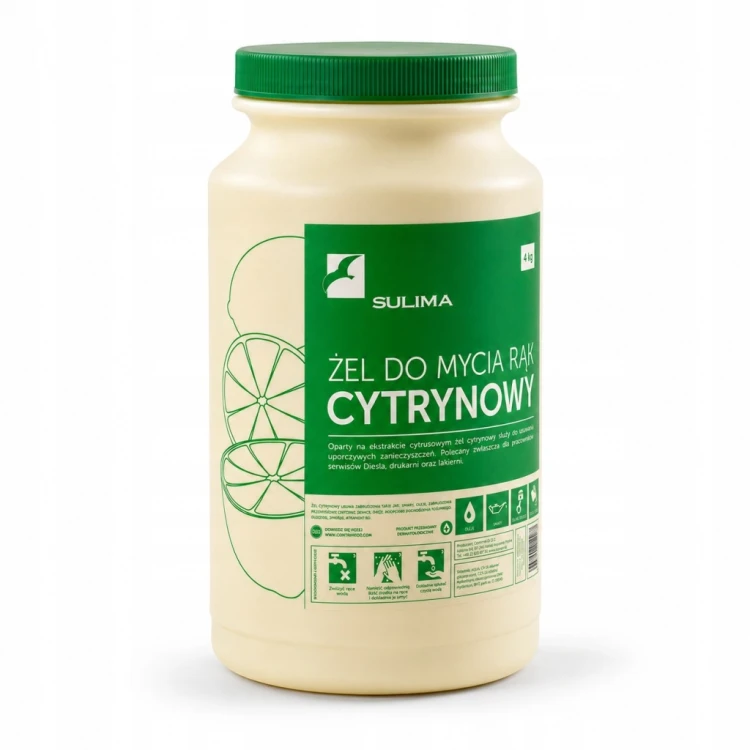 SULIMA Żel do mycia rąk Cytrynowy 4kg