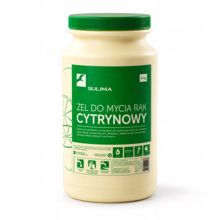 SULIMA Żel do mycia rąk Cytrynowy 4kg