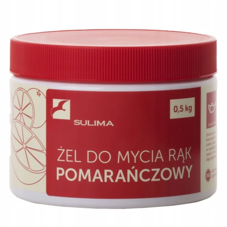 SULIMA Żel do mycia rąk Pomarańczowy 0,5kg