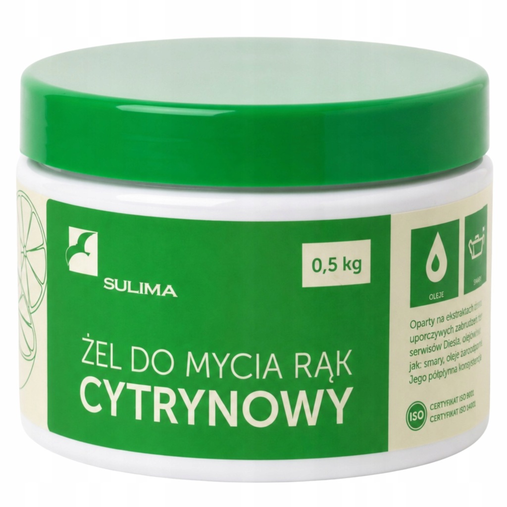 SULIMA Żel do mycia rąk Cytrynowy 0,5kg